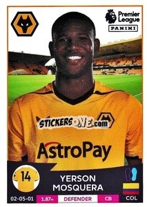 Figurina Yerson Mosquera - English Premier League 2022-2023 - Panini