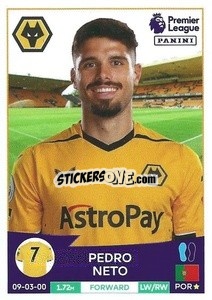 Figurina Pedro Neto - English Premier League 2022-2023 - Panini