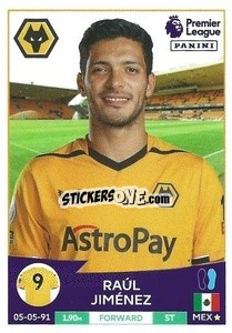 Sticker Raúl Jiménez - English Premier League 2022-2023 - Panini