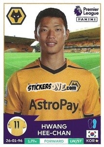 Sticker Hee-chan Hwang - English Premier League 2022-2023 - Panini