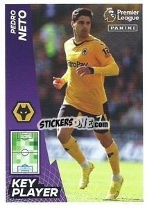 Sticker Pedro Neto (Key Player) - English Premier League 2022-2023 n. 635 - Panini
