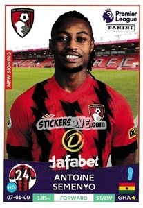 Sticker Antoine Semenyo (AFC Bournemouth) - English Premier League 2022-2023 n. U4 - Panini