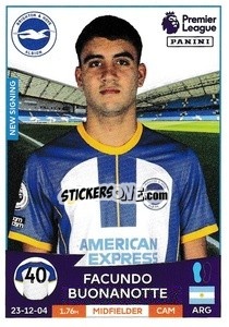 Sticker Facundo Buonanotte (Brighton & Hove Albion) - English Premier League 2022-2023 n. U10 - Panini