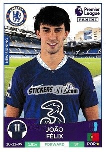 Sticker João Félix (Chelsea) - English Premier League 2022-2023 n. U15 - Panini