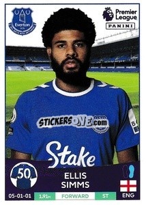 Cromo Ellis Simms (Everton) - English Premier League 2022-2023 n. U19 - Panini