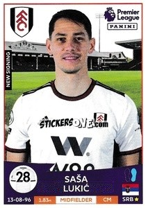 Figurina Saša Lukić (Fulham) - English Premier League 2022-2023 - Panini