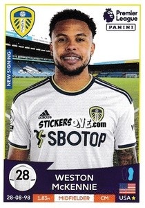 Sticker Weston McKennie (Leeds United) - English Premier League 2022-2023 n. U22 - Panini
