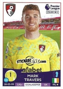 Sticker Mark Travers - English Premier League 2022-2023 n. 24 - Panini