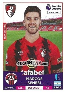 Sticker Marcos Senesi - English Premier League 2022-2023 - Panini