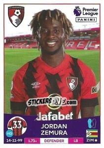 Cromo Jordan Zemura - English Premier League 2022-2023 - Panini