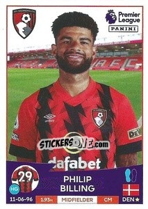 Sticker Philip Billing - English Premier League 2022-2023 n. 41 - Panini