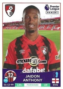 Sticker Jaidon Anthony - English Premier League 2022-2023 n. 44 - Panini