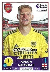 Sticker Aaron Ramsdale - English Premier League 2022-2023 n. 53 - Panini