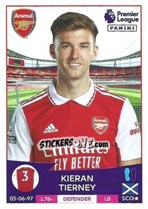 Sticker Kieran Tierney - English Premier League 2022-2023 n. 55 - Panini