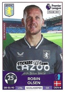 Sticker Robin Olsen - English Premier League 2022-2023 n. 83 - Panini