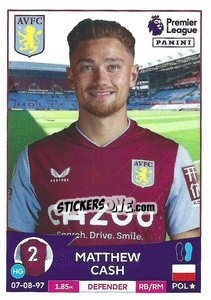 Sticker Matty Cash - English Premier League 2022-2023 n. 84 - Panini