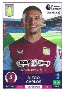 Figurina Diego Carlos - English Premier League 2022-2023 - Panini