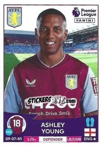 Cromo Ashley Young - English Premier League 2022-2023 - Panini