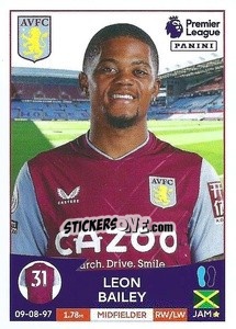 Sticker Leon Bailey - English Premier League 2022-2023 n. 97 - Panini