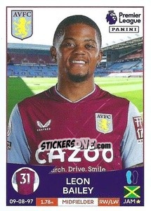 Sticker Leon Bailey - English Premier League 2022-2023 - Panini