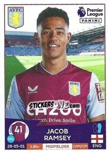 Sticker Jacob Ramsey - English Premier League 2022-2023 n. 99 - Panini