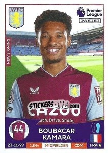 Sticker Boubacar Kamara - English Premier League 2022-2023 n. 100 - Panini