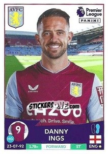 Sticker Danny Ings - English Premier League 2022-2023 n. 101 - Panini