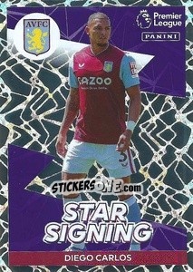 Cromo Diego Carlos (Star Signing) - English Premier League 2022-2023 - Panini