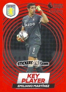 Cromo Emiliano Martínez (Key Player) - English Premier League 2022-2023 - Panini