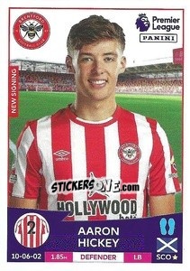 Sticker Aaron Hickey - English Premier League 2022-2023 n. 113 - Panini