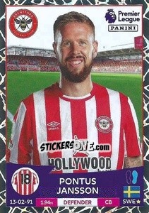 Figurina Pontus Jansson - English Premier League 2022-2023 - Panini