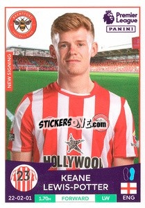 Sticker Keane Lewis-Potter - English Premier League 2022-2023 n. 131 - Panini