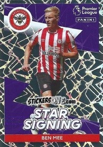Sticker Ben Mee (Star Signing) - English Premier League 2022-2023 - Panini