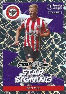 Sticker Ben Mee (Star Signing) - English Premier League 2022-2023 n. 133 - Panini