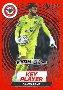 Sticker David Raya (Key Player) - English Premier League 2022-2023 n. 136 - Panini