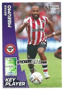 Sticker Bryan Mbeumo (Key Player) - English Premier League 2022-2023 - Panini