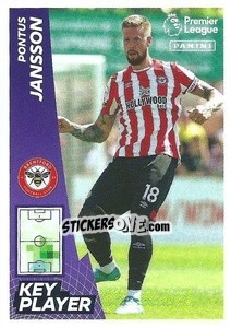 Sticker Pontus Jansson (Key Player) - English Premier League 2022-2023 n. 138 - Panini