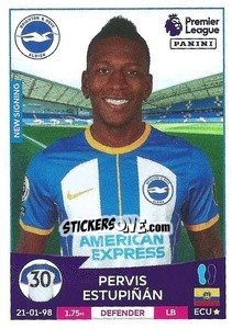 Cromo Pervis Estupiñán - English Premier League 2022-2023 - Panini