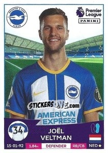 Sticker Joël Veltman - English Premier League 2022-2023 n. 148 - Panini