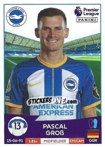 Sticker Pascal Groß - English Premier League 2022-2023 n. 151 - Panini