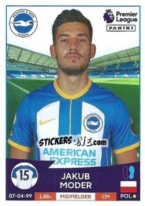 Sticker Jakub Moder - English Premier League 2022-2023 - Panini