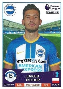 Cromo Jakub Moder - English Premier League 2022-2023 - Panini