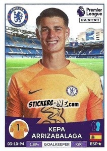 Sticker Kepa Arrizabalaga - English Premier League 2022-2023 n. 169 - Panini