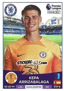 Cromo Kepa Arrizabalaga - English Premier League 2022-2023 - Panini