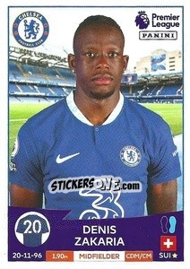 Sticker Denis Zakaria - English Premier League 2022-2023 n. 183 - Panini