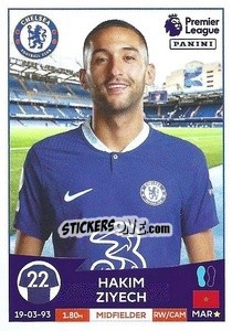 Sticker Hakim Ziyech - English Premier League 2022-2023 n. 184 - Panini