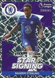 Sticker Raheem Sterling (Star Signing) - English Premier League 2022-2023 - Panini