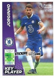 Sticker Jorginho (Key Player) - English Premier League 2022-2023 - Panini