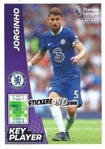 Sticker Jorginho (Key Player) - English Premier League 2022-2023 n. 193 - Panini