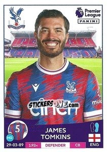 Sticker James Tomkins - English Premier League 2022-2023 - Panini